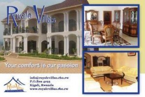 Royale Villas voted 5th best hotel in Kigali